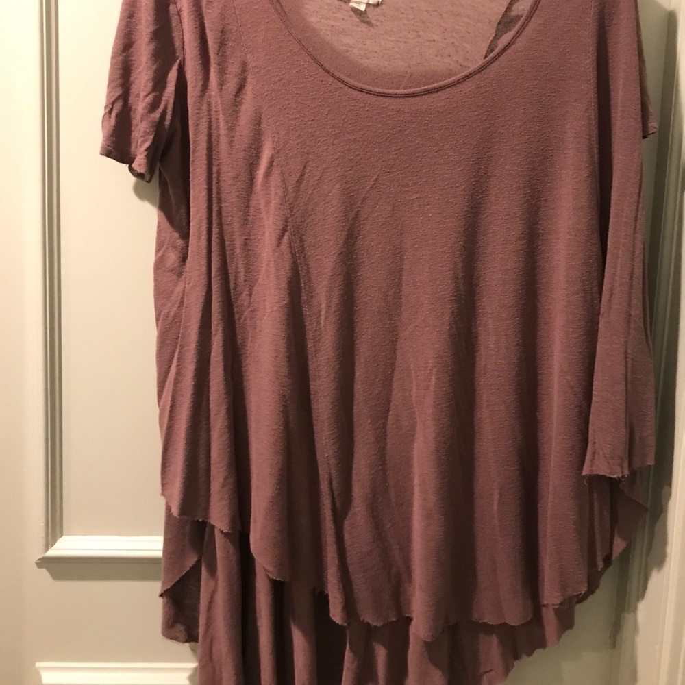 dusty purple top